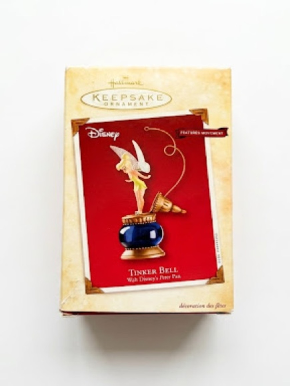 π§ββοΈβ¨ Hallmark Keepsake Tinker Bell Ornament β 2002, Disney Peter Pan - Picture 3 of 6